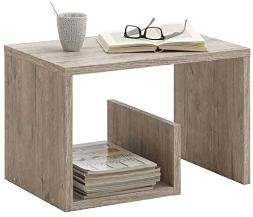 FMD Möbel, 632-001 Mike Beistelltisch, holz, sandeiche, maße 59.0 x 36.0 x 38.0 cm (BHT)