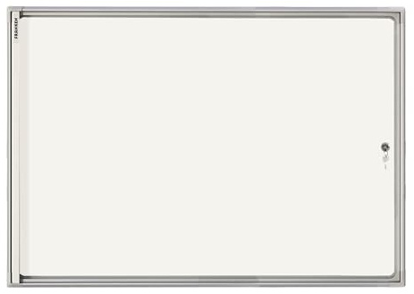 Franken vitrine d'affichage x-tra ! line ® pour a4, 8 x 96 x 68 x 3 cm, blanc, magnétique