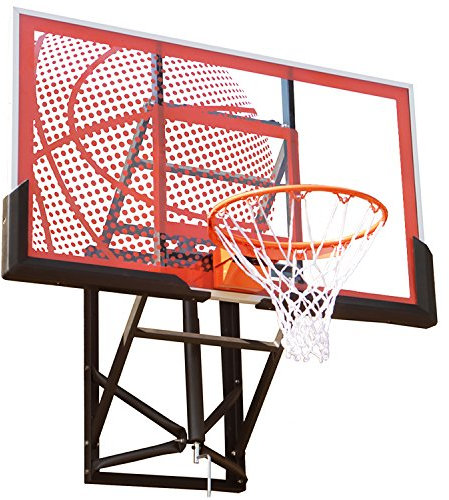 Bee-Ball ZY-024 Height Adjustable Acrylic Basketball Backboard and Breakaway Ring| Full size Basketball Backboards | Adjustable up to 3ft
