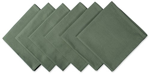 DII Solid Napkin Set Collection, 20x20, Sage, 6 Count
