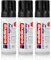 3x edding Permanent Spray tiefschwarz matt 200 ml Premium Acryllack, RAL 9005