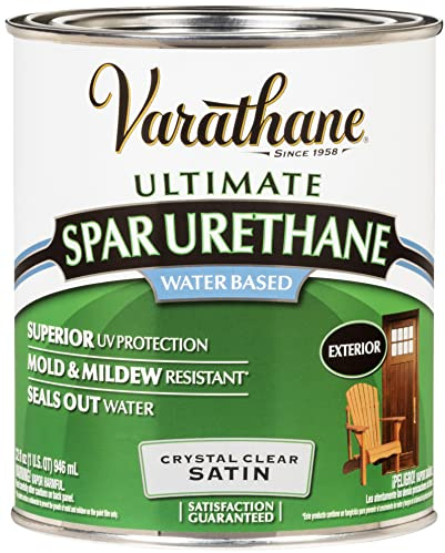 Varathane 250241H Water-Based Ultimate Spar Urethane, Quart, Satin