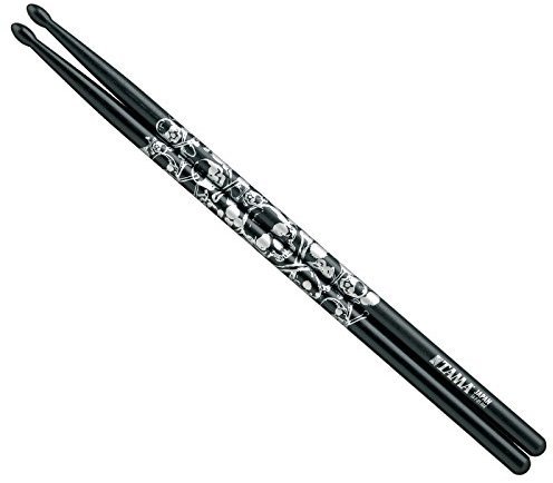 Tama 5B Sticks O5B-S-BS Skull, Schwarz, silberner Druck