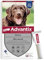 Advantix Grand Chien entre 25 et 40 kg – Pipettes pour chien contre 6 parasites – Traitement et protection pour votre chien pendant 4 semaines – 4 x 4,0 ml