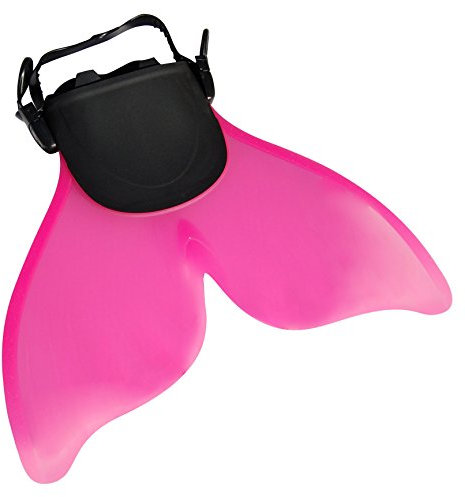 Sweam - Monoflosse verstellbar für Kinder von 8 bis 12 Jahren - Größe 28/32 Rosa