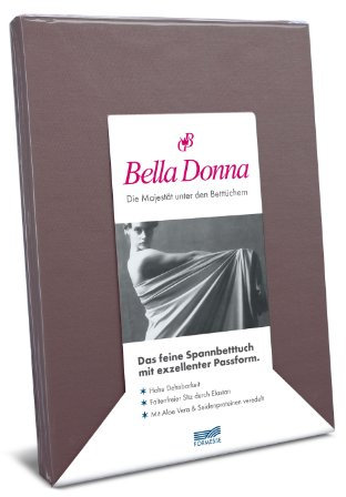 Spannbettlaken Bella Donna Jersey für Matratzen & Wasserbett 200 x 220-240 cm in Platin