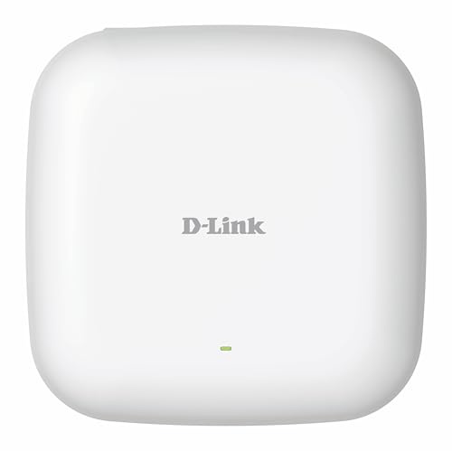 D-Link DBR-X3000-AP AX3000 Wi-FI 6 Smart Access Point – Double Bande 574+2402 Mbps, PoE, MU-MIMO, Sécurité WPA3, Gestion centralisée, Portail captif, Point d’accès Wi-FI Professionnel
