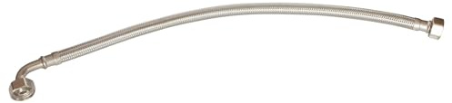 SOMATHERM FOR YOU - sanitaria flexible de conexión de tuerca giratoria codo hembra 15/21 (1/2) - la tuerca girando a la derecha femenina 15/21 (1/2) - Longitud 100 cm - DN10