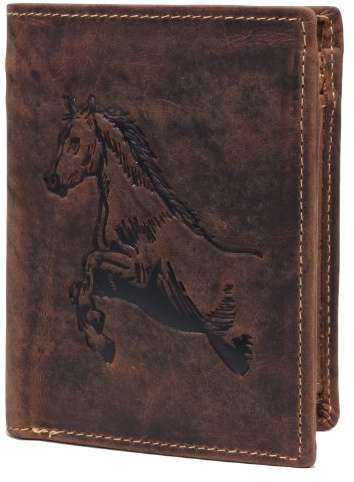 Greenburry Vintage Portmonee Geldbörse braun | Hochformat