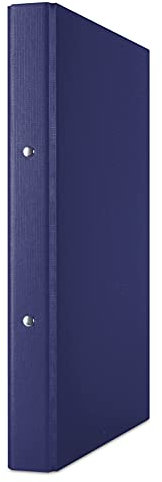 Ring Binder DONAU, PP, A4/2R/20mm, navy blue