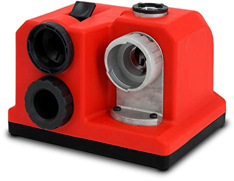 EBERTH Affûteuse de Forets Affûteur de Foret Station d'affûtage Électrique 85W, 4200 tr/min, Meule Diamantée, Pour Forets de Diamètre 3mm à 13mm, Guidage Forcé, Mandrin Inclus, Affûtage 118° Et 135°