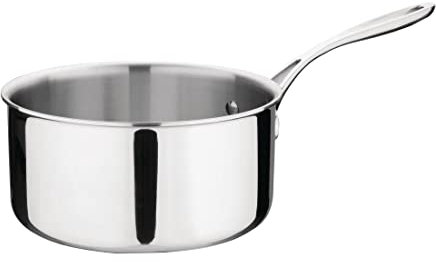 Vogue Y246 Tri-Wall Saucepan 3Ltr 100X200mm Stainless Steel Cookware Casserole, Silver