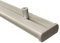 Aluminium Gardinenschiene 3 läufig in alu Silber mit Deckenträgern, 260 cm (2 x 130 cm)