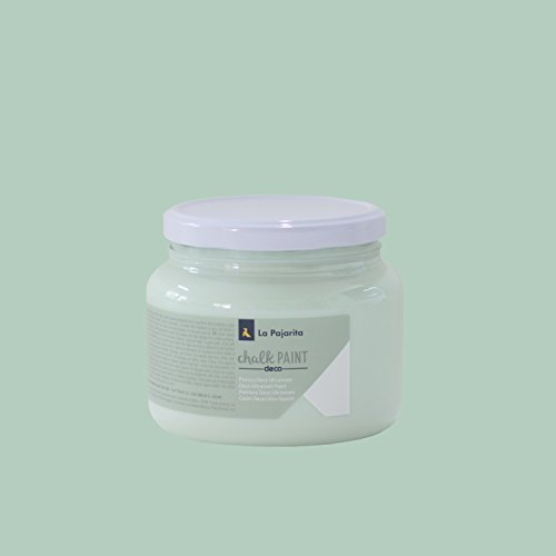 La Pajarita 104691 Pintura para Decoración y DIY, Chalk, 1, Verde (Mint)