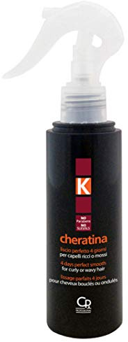 K -Cheratina - Liscio Perfetto 4 Giorni - Spray Professionale Lisciante e Stirante Temporaneo per Capelli Ricci, Crespi e Sfibrati - Per ogni Tipo di Capelli - 150 ml
