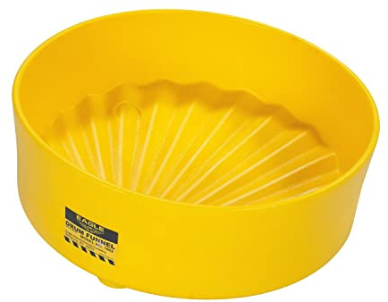 Eagle 1662 Drum Funnel with Brass Screen, 18 Diameter x 7 Height, Yellow