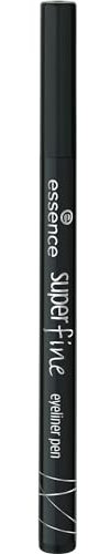 essence cosmetics super ultra eyeliner pen, Eye Liner, Nr. 01 black, schwarz, definierend, langanhaltend, vegan, ohne Parfüm, ohne Alkohol (1ml)