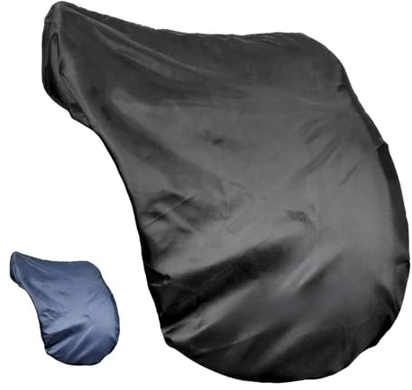 Paris Premium Embroidered Nylon Dressage English Saddle Cover - Protects Saddles from Dust, Debris, and Damage - Fits Most Sizes and Styles of English Saddles - Multiple Colors Available