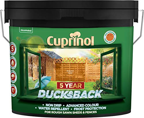 Cuprinol 5 Year Ducksback Autumn Gold 9L