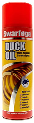 Swarfega Duck Oil Spray Multi-Purpose Lubricant, Rust Protector, Releases Rusty Bolts, Light Degreaser, Silicone Free, 500ml Aerosol Spray