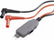 VOLTCRAFT MS-4S Messadapter Stecker-Mini-Flachsicherung - Lamellenstecker 4 mm Schwarz, Rot