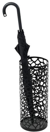 YAMAZAKI Umbrella Stand Portaombrelli, Metallo, Nero, Taglia Unica