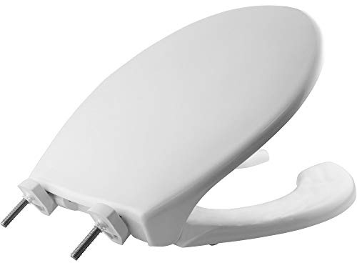 Bemis 7750TDG 000 Toilet Seat, White, Round