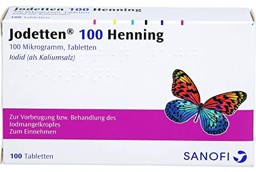 Jodetten 100 Henning 100 Mikrogramm, 100 Tbl.