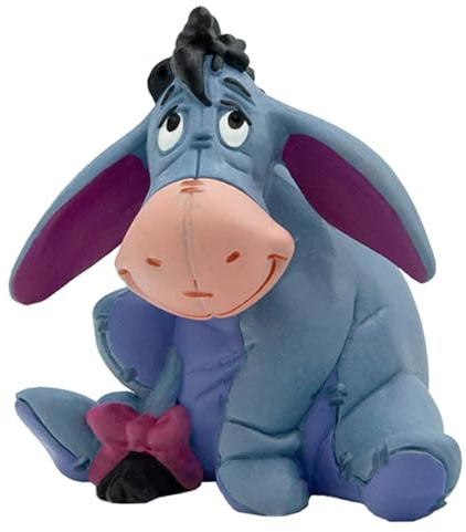Bullyland 12343 - Spielfigur Esel I-Aah aus Walt Disney Winnie Puuh, ca. 6 cm, detailgetreu, ideal als kleines Geschenk für Kinder ab 3 Jahren