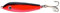 Jenzi Meerforellen Wobbler Lars Hansen schwarz rot 18g 4