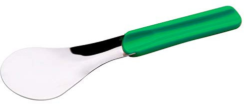 Piazza Spatola per Dolci e Gelato 25 cm in Acciaio Inox e Plastica - Paletta Gelato Professionale per Gelaterie, Bar, Pasticcerie e Ristoranti dal Design Moderno Made in Italy