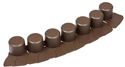 Gartenpalisade Palisáda, Abmessungen (mm) 4050x110x60, Farbe Braun