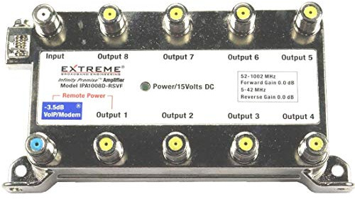 Extreme Broadband IPA1008D-RSVF - 8 Way Splitter