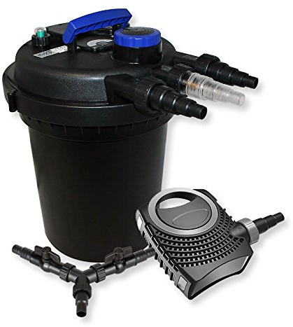 SunSun tryckdammfilterset 10 000 l 11 W UVC dammklarare NEO8000 70 W pump