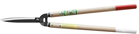 Okatsune Hedge Shear, Wood Handles (Blade:8in, Total:30.7in) (japan import)