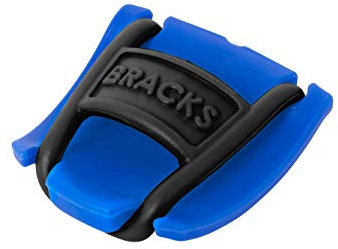 Bracks Clip de Bloqueo para Cordones de Zapatos, Innovador Sistema para Todos Tipoe de Calzado, Fácil y Efectivo, 1 Par, azul-negro
