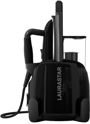 Laurastar Lift Plus Ultimate Black, 3in1 Portable Steam Station, Irons, Steams and Purifies Clothing, Hygienic Steam, Removable Water Tank, Vertical Ironing, Cable Rewinder, 3D Active Soleplate