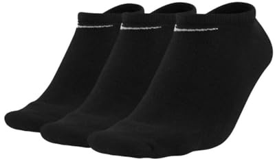 Nike Unisex Adult Lightweight No-Show Lightweight No-Show Socks (3 Pair), White (Weiß), L (Manufacturer Size: L)