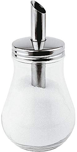 Aps 41525-01 Spargizucchero Dosatore, in Vetro, Altezza 15.5 cm