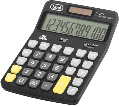 Trevi elektronisk miniräknare – svart