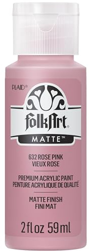Folk Art Acrylic Paint in Assorted Colors (2 Ounce), 632 Rose Pink