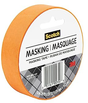 Scotch Decorative Masking Tape .94X20yds, Orange