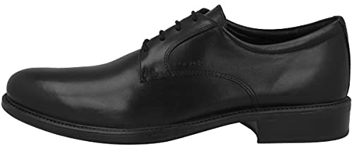 Geox Uomo Carnaby D, Zapatos Hombre, Negro, 42.5 EU