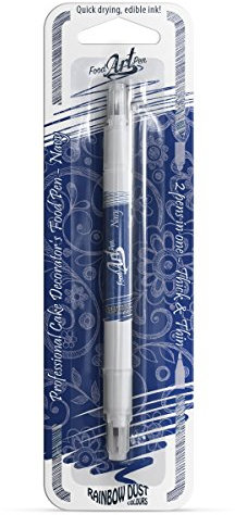 Rainbow Dust - Recto-Verso Stylo Alimentaire Gâteau Décoration BLEU MARINE