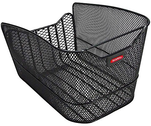 KlickFix Hinterradkorb Citymax Fix 23x22,5x36cm weitmaschig schwarz 0319F