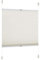 Rapid Teck® Klemm Thermo Plissee 120cm x 130cm beige Blickdicht Faltrollo Jalousie Rollo ohne Bohren Klemmrollo Fertigplissee