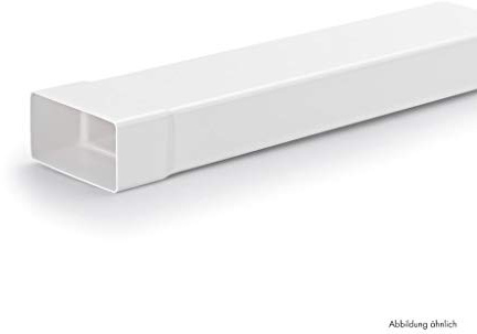 Naber N-VRM 100 Lüftungsrohr mit Muffe, weiß, 1000 mm