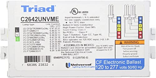 Universal Lighting Technologies C2642UNVME000K 26W, 32W and 42W CFL Multi Ballast Kit