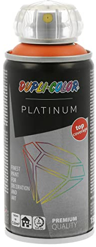 DUPLI-COLOR PLATINUM RAL 2009 verkehrsorange seidenmatt 150 ml Spraylack, schnelltrocknend, exzellente Deckkraft, hohe Ergiebigkeit, UV-beständig, lichtecht und langlebig