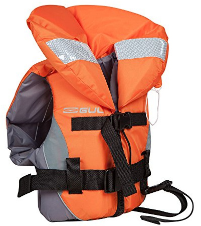 Gul Kids Dartmouth Life Jacket - Charcoal/Fluorescent Orange, One Size